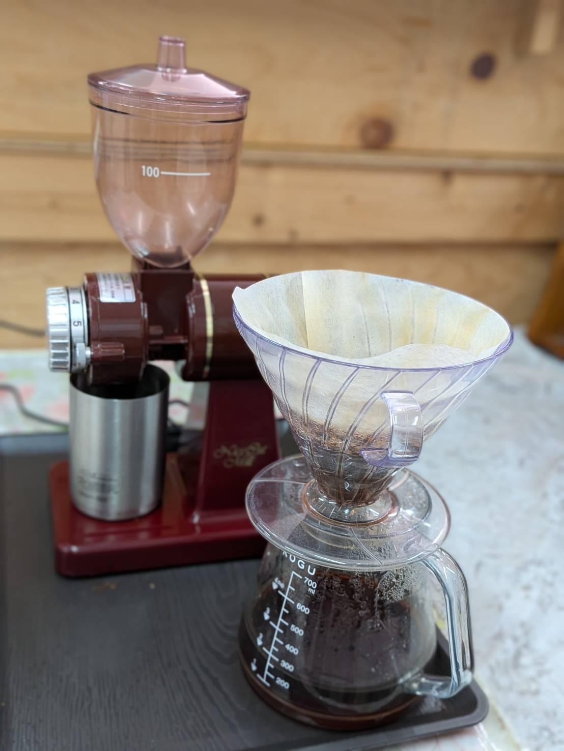 珈琲はこだわりのハンドドリップ